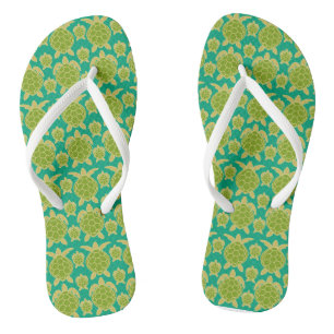 Sea Turtle Flip Flops