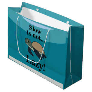 Sea Turtle Funny Large Gift Bag