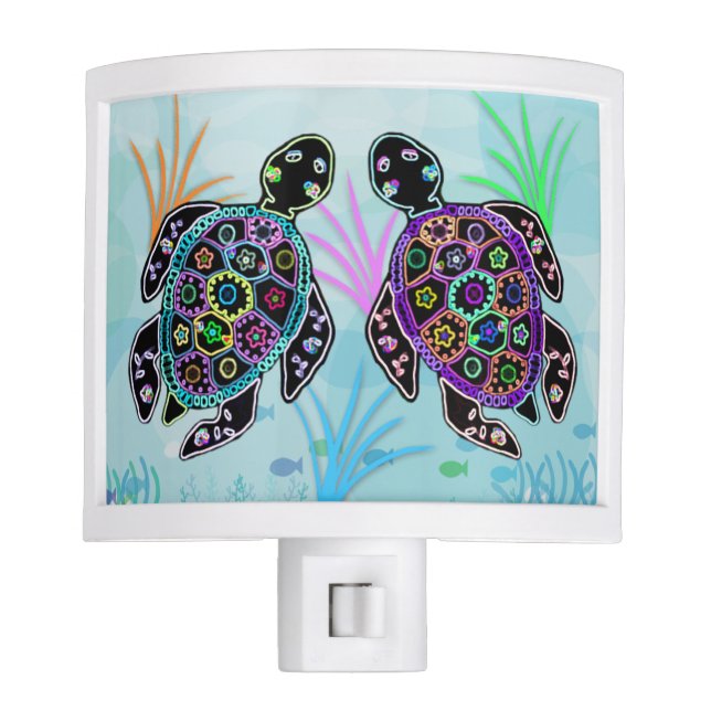 Sea Turtle Glow Night Light (Front)