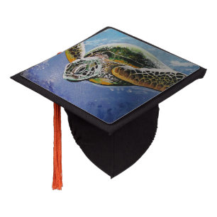 Sea Turtle  Graduation Cap Topper