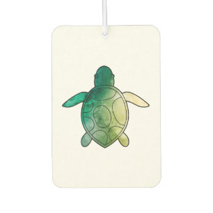 Sea Turtle green watercolor Air Freshener
