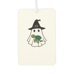 Sea Turtle Halloween Ghost Witch Hat Animal Lovers Air Freshener
