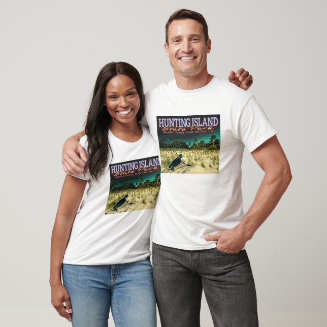 SEA TURTLE - HUNTING ISLAND - SOUTH CAROLINA US T-Shirt (Unisex)