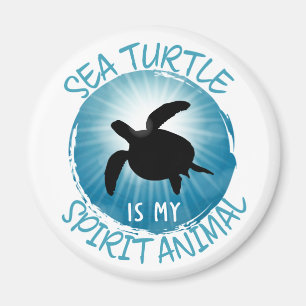 Sea Turtle Is My Spirit Animal Magnet