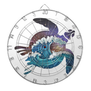 Sea Turtle Japanese Waves Golf Balls Golf Ball Mar Dartboard