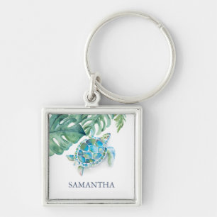 Sea Turtle Keychain Personalised