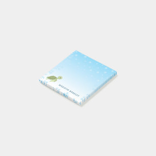 Sea Turtle Kid's Cute Ocean Animal Post-it Notes