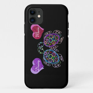 Sea Turtle Love Song iPhone 11 Case