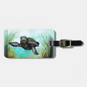 Sea Turtle Luggage Tag