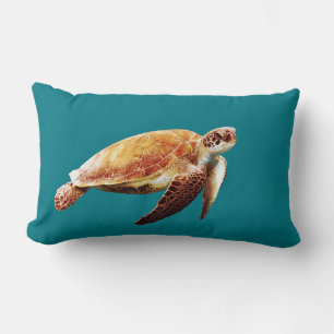 Sea Turtle Lumbar Pillow