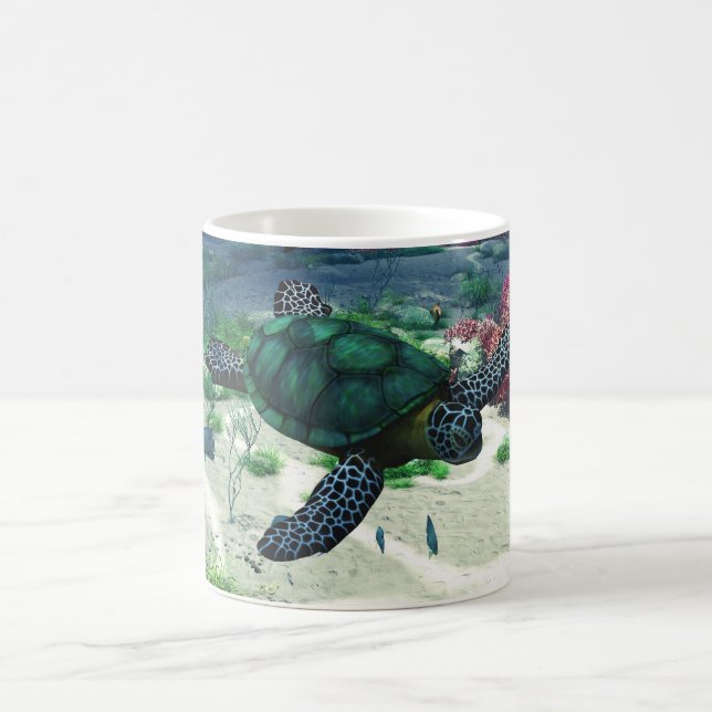 Sea Turtle Magic Mug (Center)