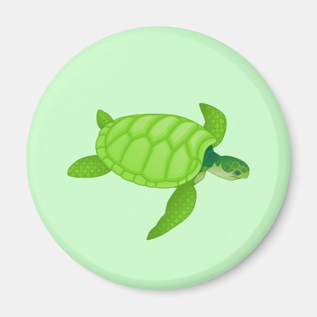 Sea Turtle Magnet (Front)