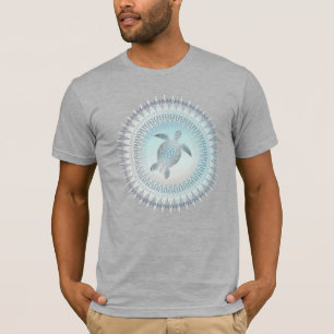 Sea Turtle Mandala Beach Style T-Shirt