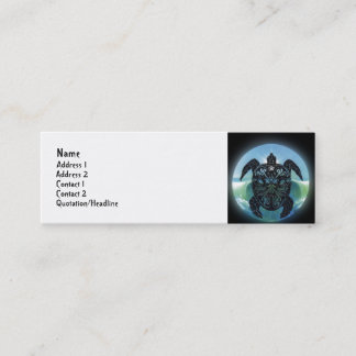 Sea Turtle Mini Business Card
