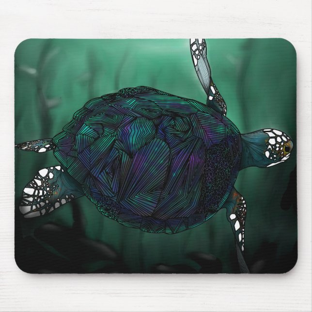 Sea Turtle Mouse Pad (Front)