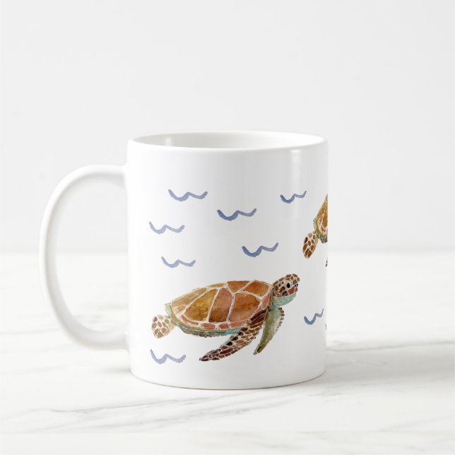 Sea Turtle Mug (Left)
