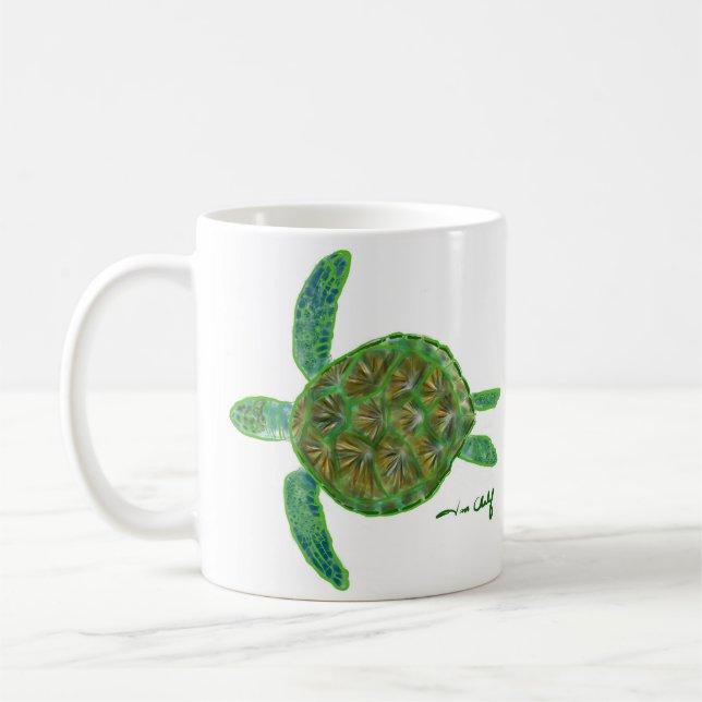 Sea Turtle Mug (Left)