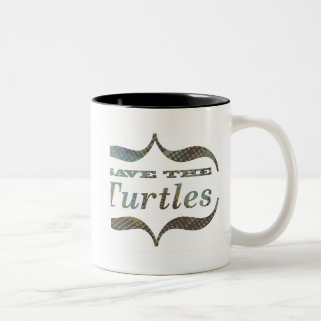 Sea turtle mug (Right)