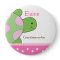 SEA TURTLE NAME TAG Personalized Button