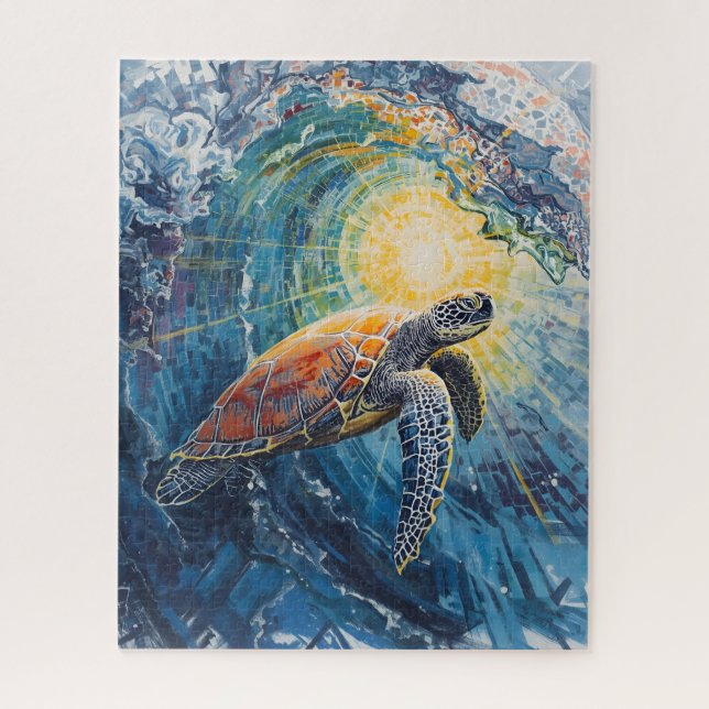 Sea Turtle Odyssey Jigsaw Puzzle (Vertical)