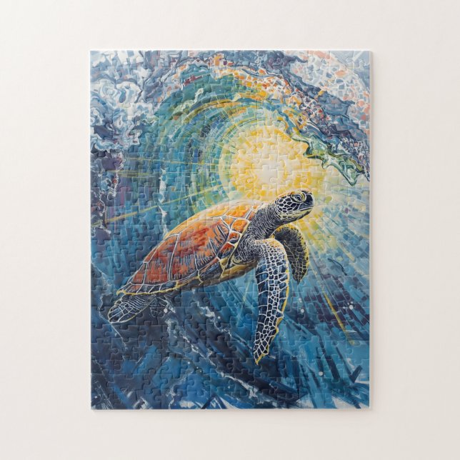 Sea Turtle Odyssey Jigsaw Puzzle (Vertical)