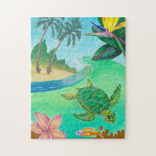 Sea Turtle Paradise Puzzle (Vertical)