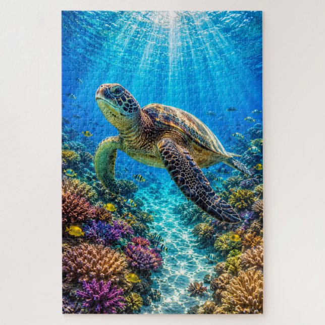 Sea Turtle Paradise Puzzle (Vertical)