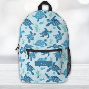 Sea Turtle pattern Backpack
