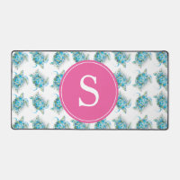 Sea Turtle Pink Monogram Dorm Decor