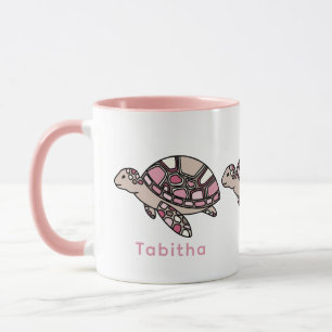 Sea Turtle pink Mug