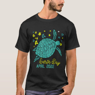 Sea Turtle Planet Love World Environment Earth Da T-Shirt