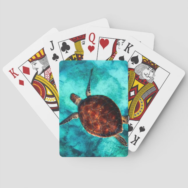 Sea Turtle Playing Cards (Back)