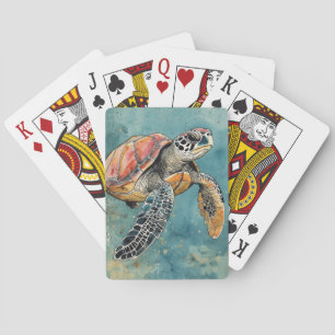 Sea Turtle Playing Cards