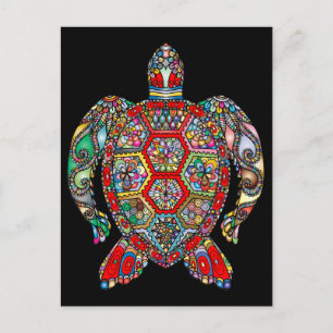 sea turtle postcard
