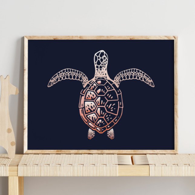 Sea Turtle Print | Sea Turtle Wall Print (Creator Uploaded)