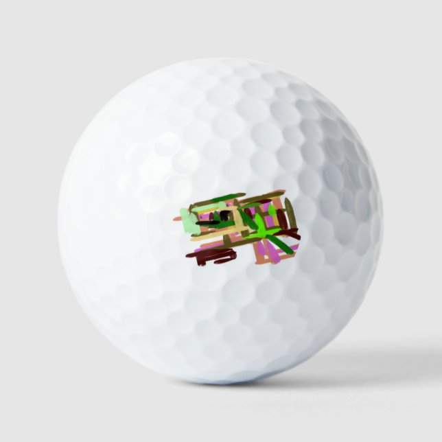 Sea turtle rock golf balls (Front)