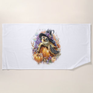 Sea Turtle Shirt Sea Halloween Beach Towel