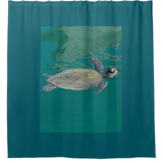 Sea Turtle Shower Curtain