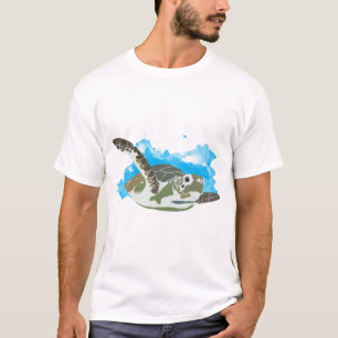 Sea Turtle Swimming  T-Shirt