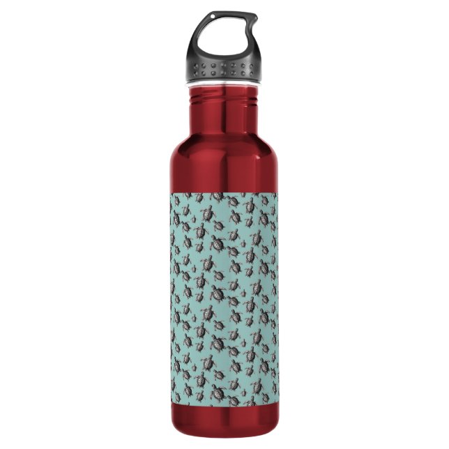  Sea turtle team 710 Ml Water Bottle (Front)