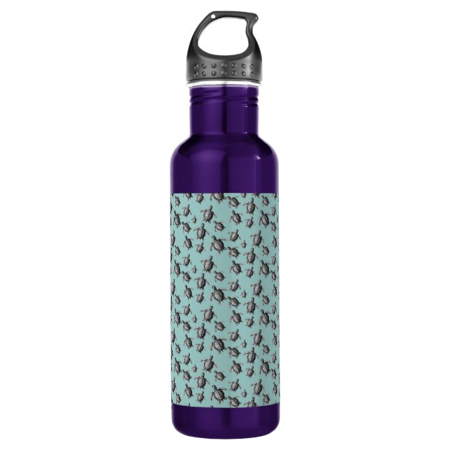  Sea turtle team 710 Ml Water Bottle (Front)