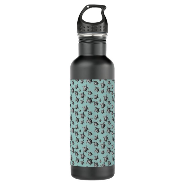  Sea turtle team 710 Ml Water Bottle (Front)