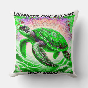 Sea turtle  throw pillow