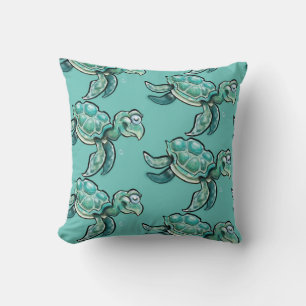 Sea Turtle Throw Pillow