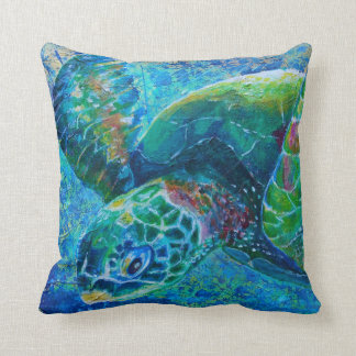 Sea Turtle Throw Pillow