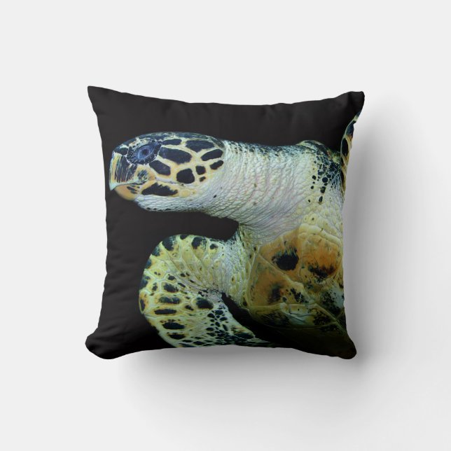 Sea Turtle Throw Pillow (Front)