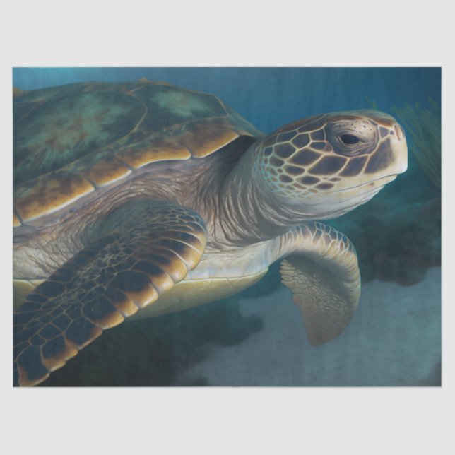 Sea Turtle Tissue Paper (Front)