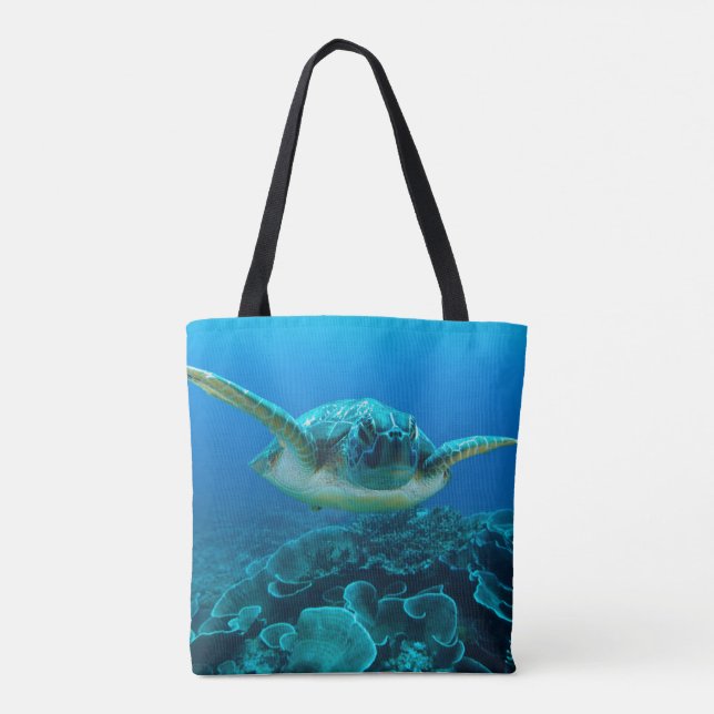 Sea Turtle Tote Bag (Back)