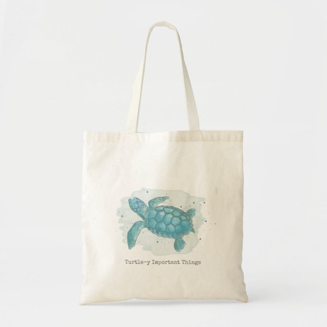 Sea Turtle Tote Bag (Front)