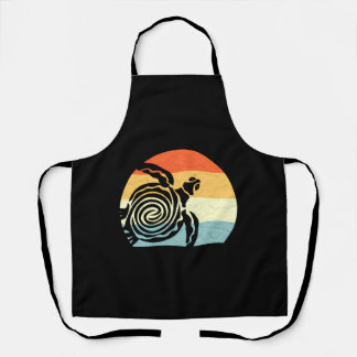 Sea Turtle Tribal Throwback Vacation Apron